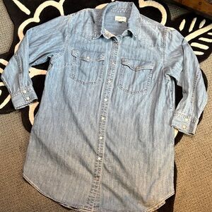 Universal Thread Western Denim Shirt Dress